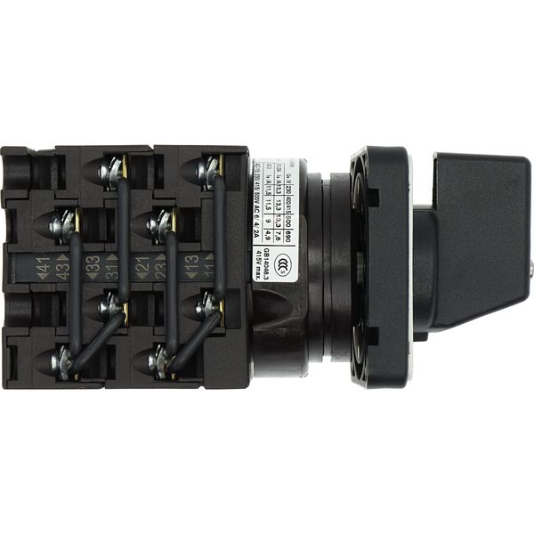 T0-4-15056/E Step switches, T0, 20 A, flush mounting, 4 contact unit(s), Contacts: 8, 90 °, maintained, Without 0 (Off) position, 1-4, Design number 15056 image 19