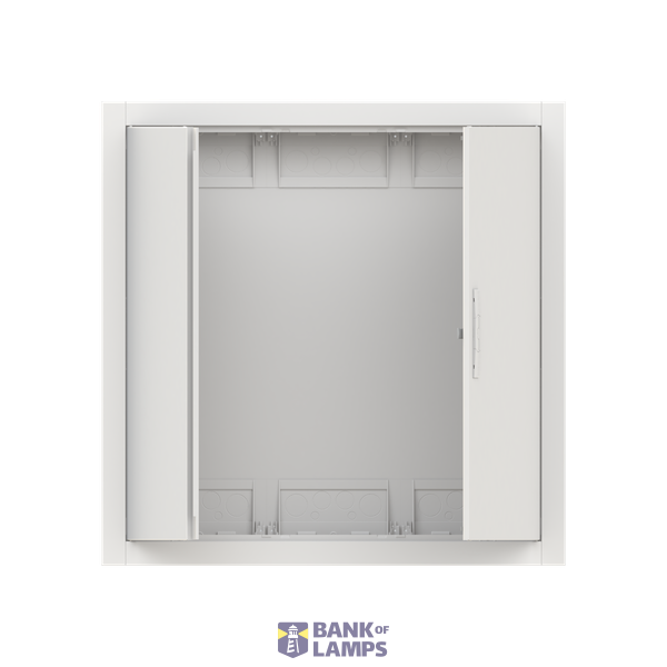 LFDW/A.2.63.1-866 | Cover 2-fold icon bulb/blinds | CARAT, AXCENT, FUTURE, PURE |866 STAINLESS STEEL image 1