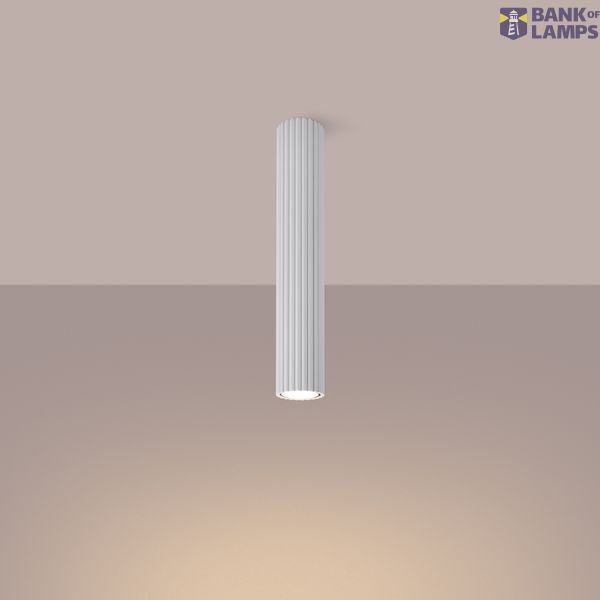 MODERN CEILING LAMP SPOT CARBON 40CM WHITE FOR MODERN INTERIORS ON GU10 image 7