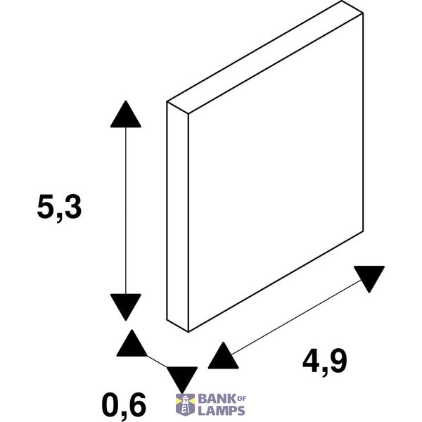 GLENOS end cap for industrial profile flat, silver, 2 pcs. image 2