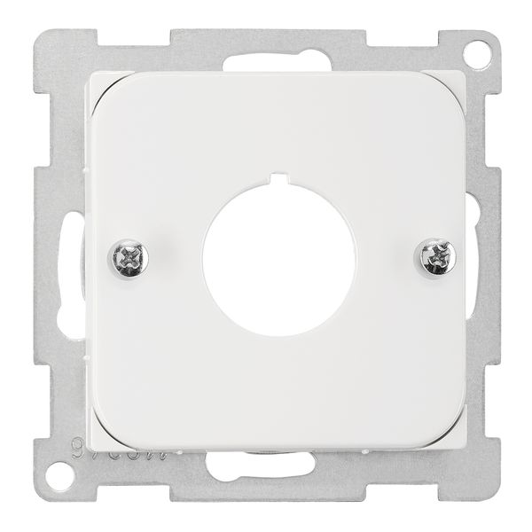 Central plate for command and signaling devices, 22,5 mm, w image 1