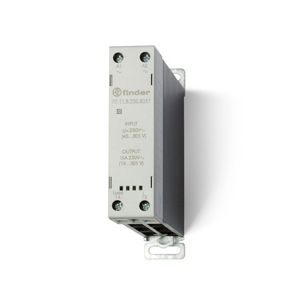 Modular SSR.22,5mm.1NO output 15A/230VAC/input 230VAC Random switch-on (77.11.8.230.8251) image 3