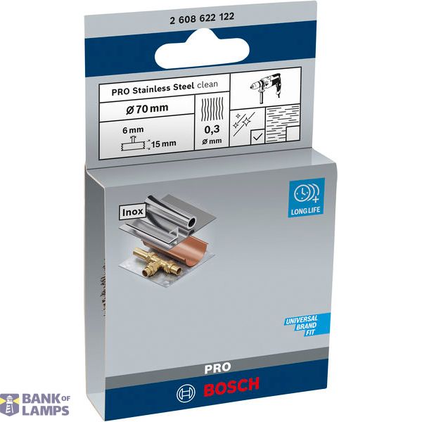 Wire Wheel Crimped 70x0.3 mm Stainless image 1