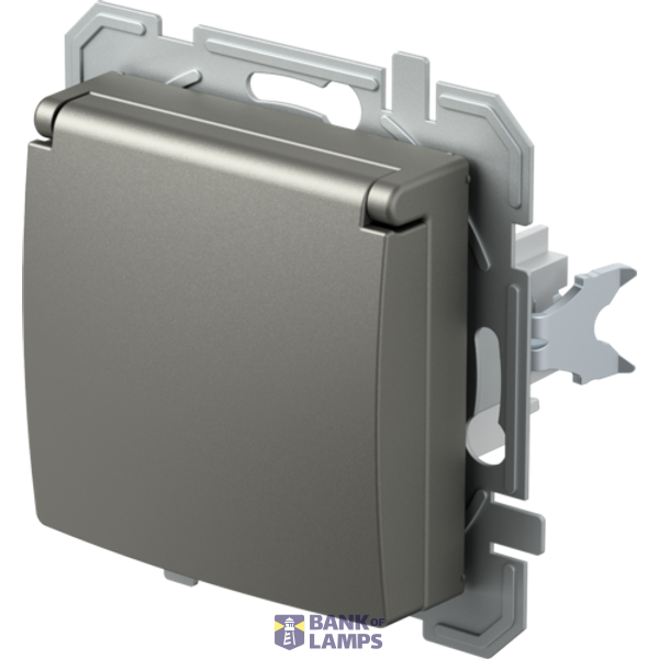 SOCKET FRENCH+COVER 2P+E 16A 250V~ TI XO 4417084 image 2