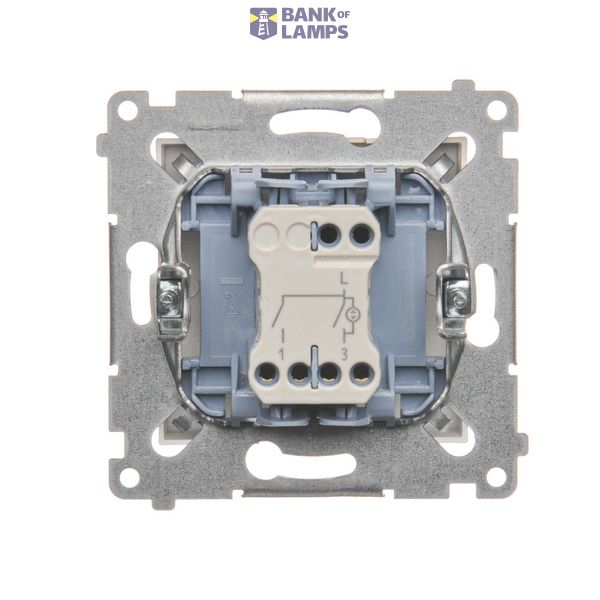 Single frame, metal, Inox, metallic image 1