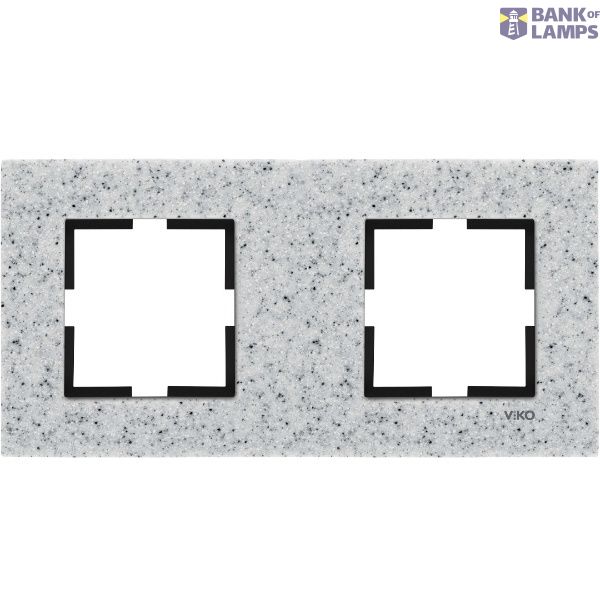 Novella Accessory Corian - Dusk Two Gang Frame image 1