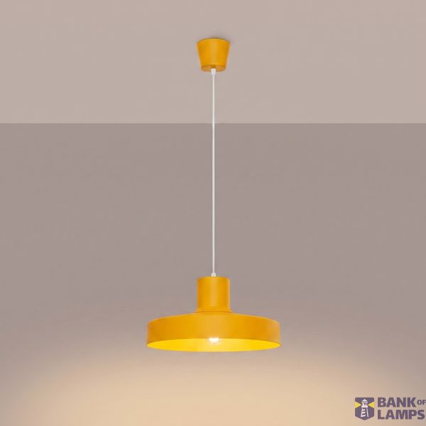 Pendant lamp BILO yellow image 2