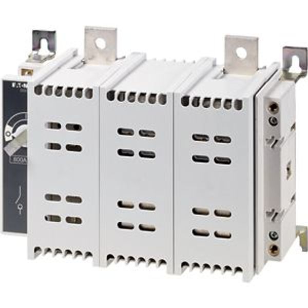 DDC-800/2-SK DC switch disconnector, 800 A, 2 pole, 1 N/O, 1 N/C, Without rotary handle and drive shaft, rear mounting image 2