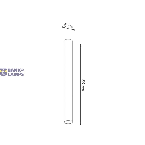 SPOT LAGOS 60 WHITE GU10 1X40W IP20 image 9