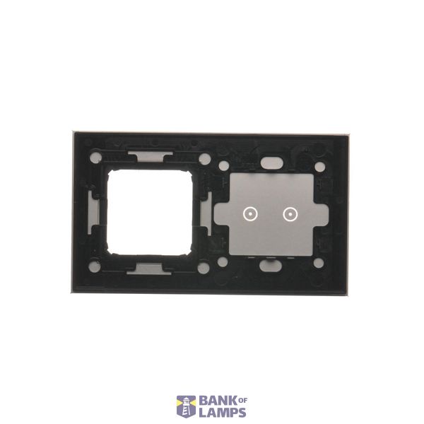 RTV final aerial socket, separated, atten.: 1dB, black matt image 2