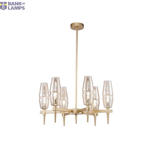 House Lita Chandelier Matt Gold image 3