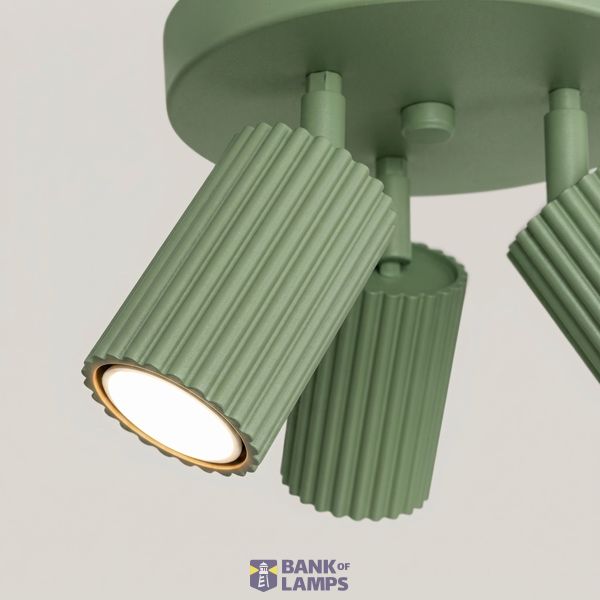 Ceiling lamp KARBON 3P sage image 3