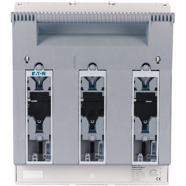 NH fuse-switch 3p flange connection M10 max. 300 mm², mounting plate, light fuse monitoring, NH3 image 9