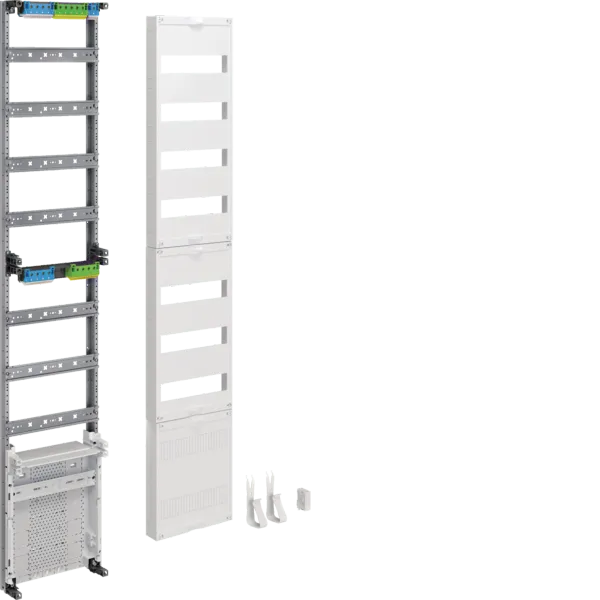 Distribution panel, univers Z, height 1350mm, 7-row, 1-field, with APZ below image 1