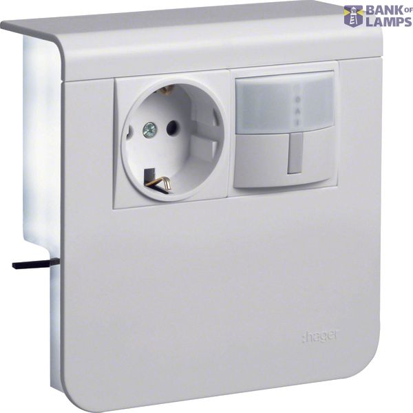 acc.box SL20080 socket+PIR p.white image 1