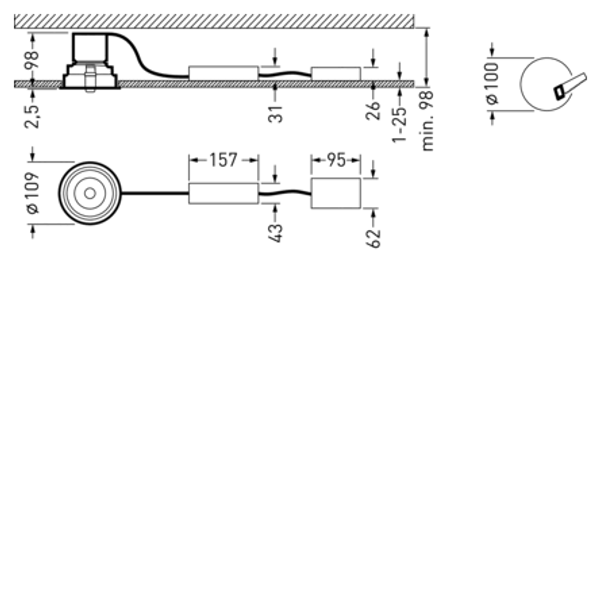 Downlights Sonnos Lens White around ETDD 13W 1500lm 90 Flood (FL) IK06 3 SDCM 9002015655 image 1