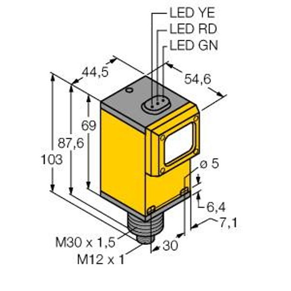 Photoelectric Sensor Retroreflective Sensor   Q45BB6LVQ5 image 1