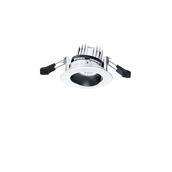 MICROS2 R68 900-940HE SWI WFL-DBK WH - LED ceiling-recessed luminaire image 1