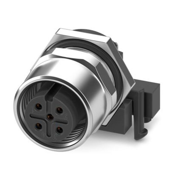 SACC-DSIV-M12FS-5CON-L90 SH ST X - Device connector, rear mounting image 1