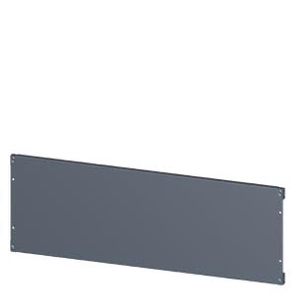 SIVACON, mounting plate, mounting with bracket, H: 400 mm, W: 1200 mm, zinc-plated The SIVACON image 1