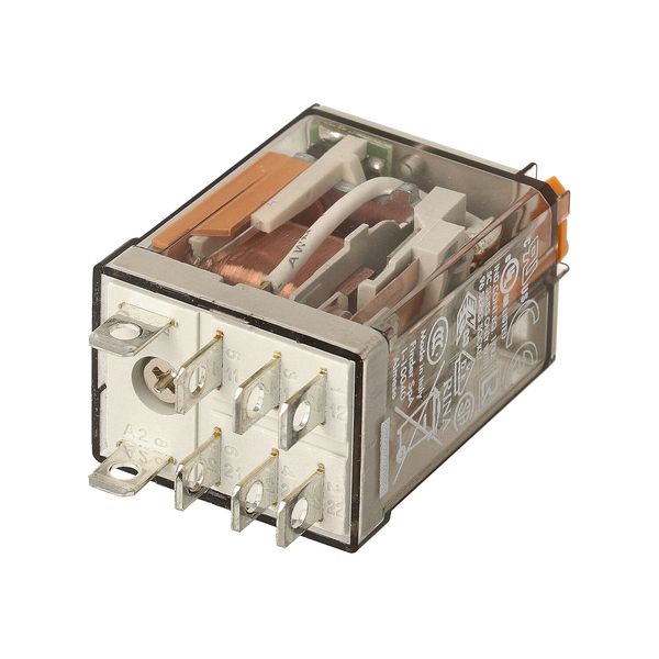 Miniature power Rel. 2CO 12A/230VAC/Agni/Test button/LED (56.32.8.230.0050) image 3
