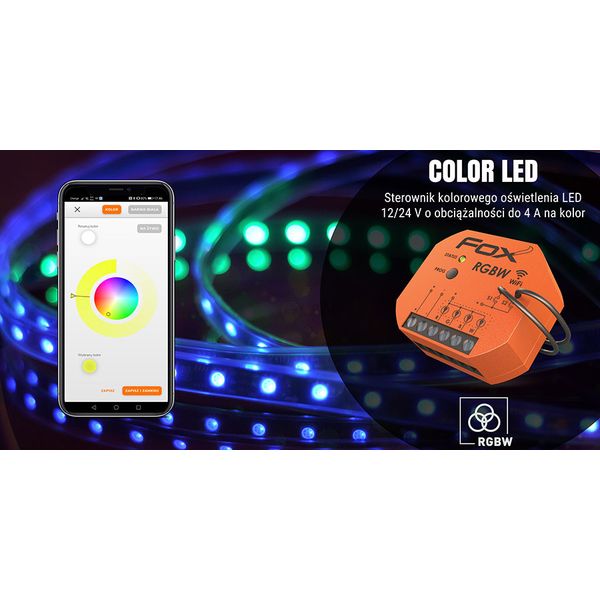 Color LED - RGBW controller 12V WI-RGBW-P image 4