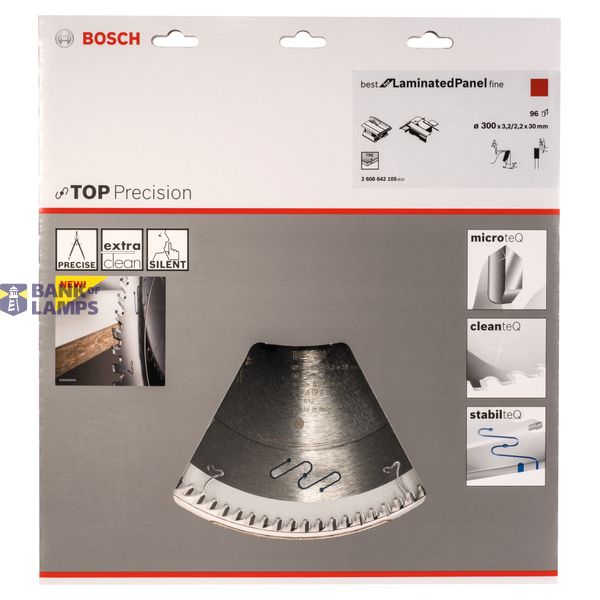 Top Precision Best for Laminated Panel Fine circular saw blade 300 x 30 x 3,2 mm, 96 image 2