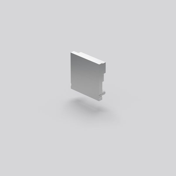 End cap L 23 B 24 H 7, Plastic colour: aluminium (PF à 208100 C62) image 2