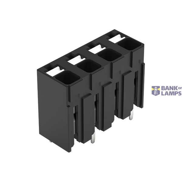 THR PCB terminal block push-button 1.5 mm² black image 1