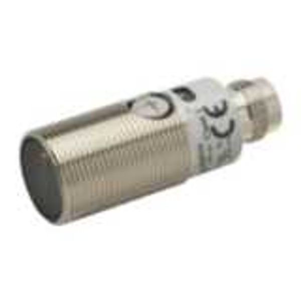 Photoelectric sensor, M18 threaded barrel, metal, red LED, limited-ref E3FB2041M image 2