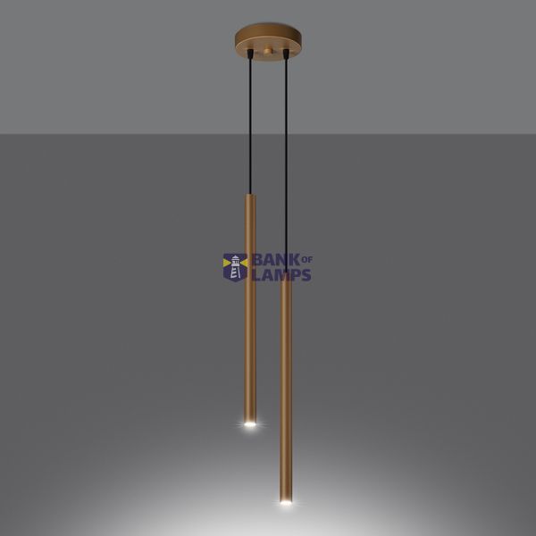 HANGING LAMP PASTELO 2 GOLD G9 2X8W IP20 image 3
