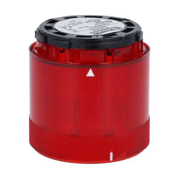 Flash module. Ø70mm. With 4-JOULE XENON bulb, red, 110...120VAC image 1