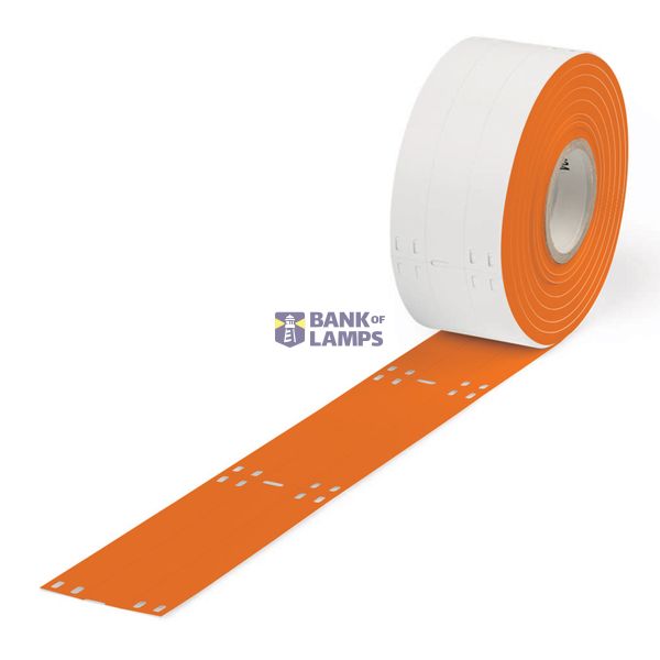 Cable tie marker for Smart Printer for use with cable ties orange image 1