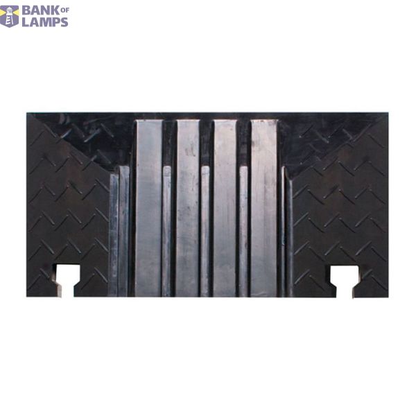 Solid rubber cable bridges End piece 300 x 590 x 782 channels 52 x 522 channels 46 x 52 image 1