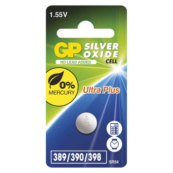 Button battery for watch GP 389 (SR54, SR1130), 1pc image 1