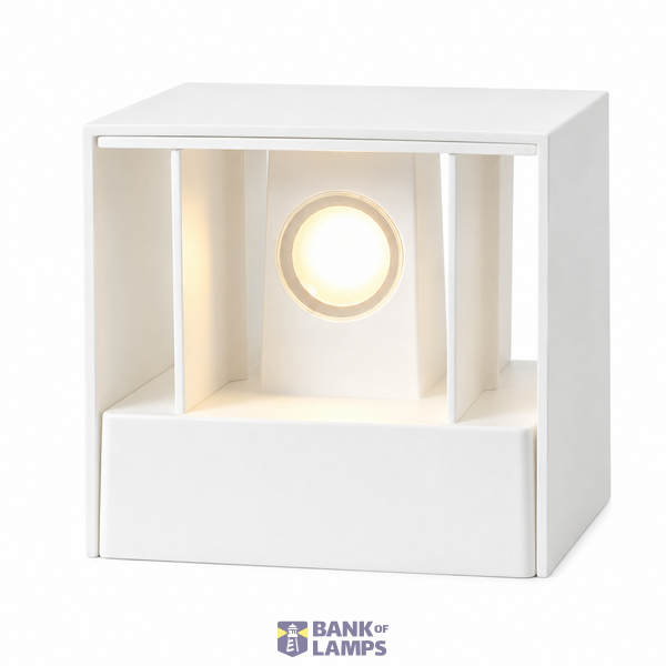 Outdoor Wall Light with CREE LED 2x3W IP54 Matt White THORGEON image 2