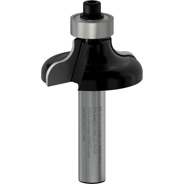 Edge forming bit F, 8 mm, R1 4.8 mm, D 31.8 mm, L 12.4 mm, G 54 mm image 1