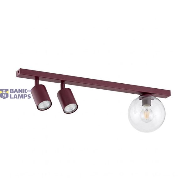 BASTER 3 BURGUNDY TRANSPARENT image 1