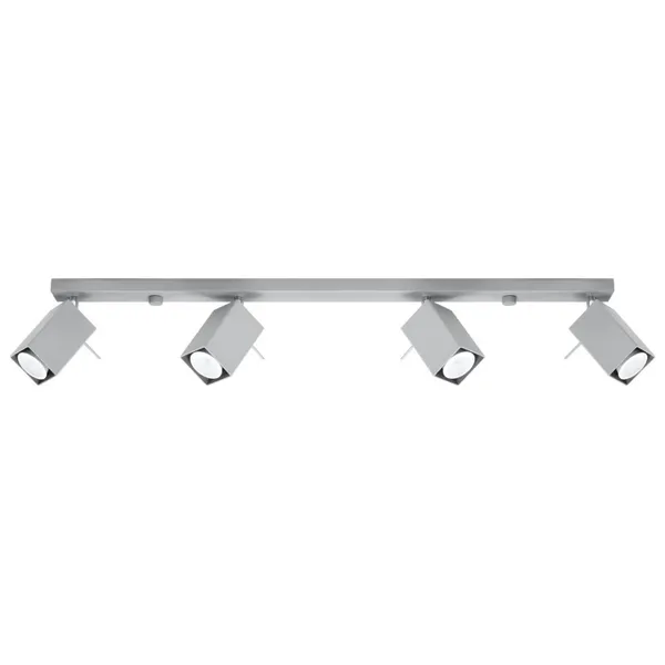 CEILING LAMP MERIDA 4L GREY GU10 4X40W IP20 image 1