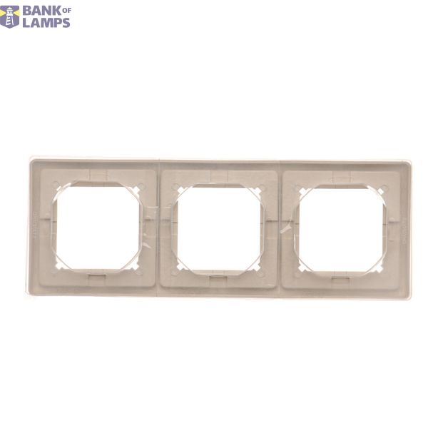 Double two-way switch without pictogram, (module), 10AX, Screw, cream white/electro white image 1