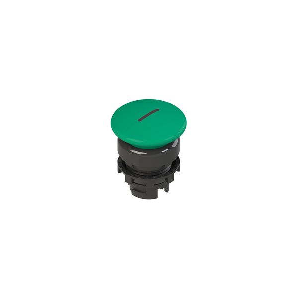 Spring-return green mushroom pushbutton with marking image 2