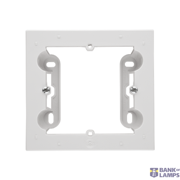 Single surface mounted box, light gray matt image 1