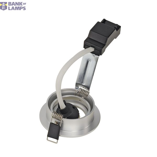 NEW TRIA 68 GU10 ROUND downlight, alu brushed, max. 50W, incl. clip springs image 3