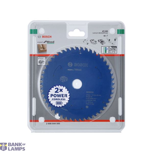 Expert for Wood Circular Saw Blade for Cordless Saws 160x1.5/1x20 T48 image 2