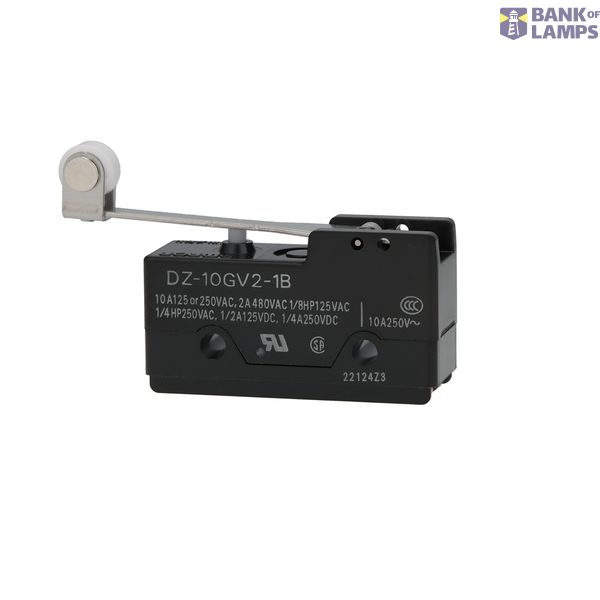 Basic switch, hinge roller lever, 10 A, DPDT, screw terminals DZ  7005B image 1