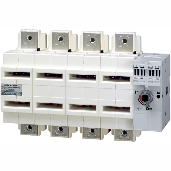 Load break switch with visible contacts  SIDER 4P 315A  rightside oper image 1