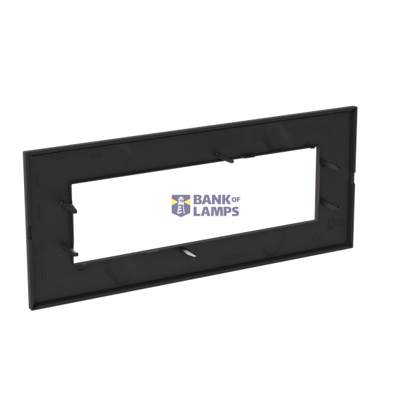 Frame - 1-gang / 7-modules - Niessen logo - Anthracite image 2