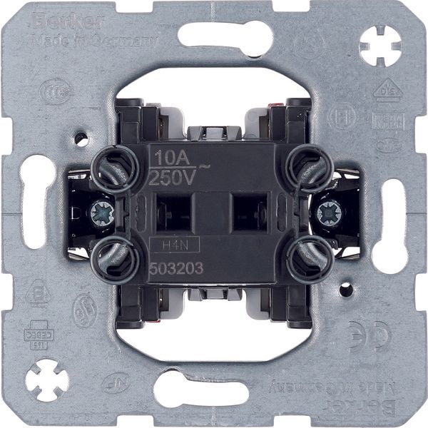 Push-button NC contact and NO contact with isolated input terminals image 1