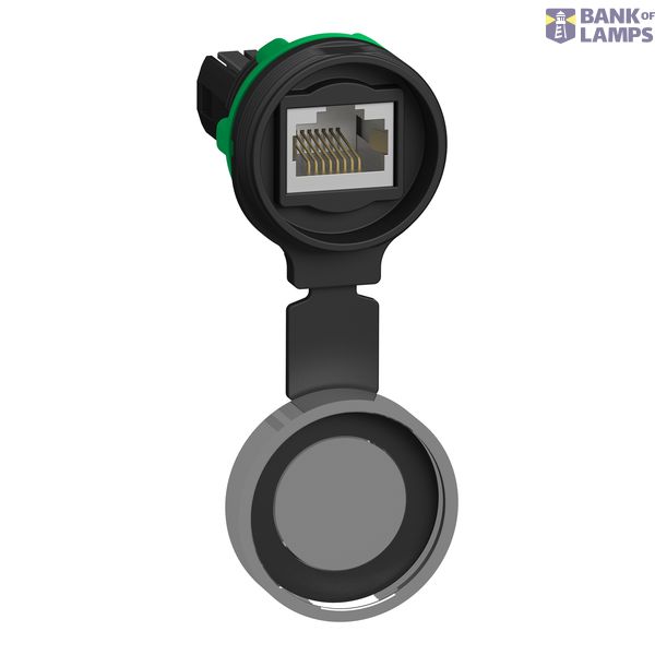RJ45 interface, Ethernet, metal cover image 2