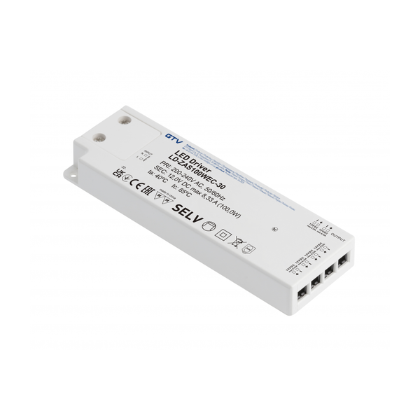 Power supply EASY CLICK, DC12V, 100 W, input AC220-240V, IP20 image 2